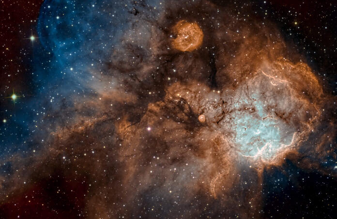 RCW16   Skull and Crossbones nebula