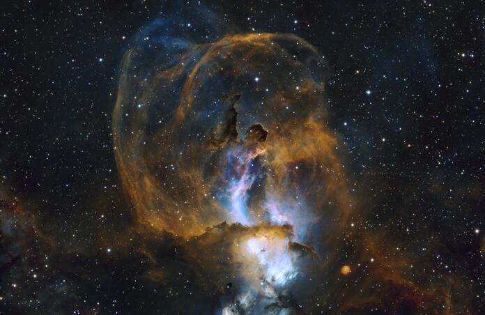 NGC3576 - Statue of Liberty Nebula