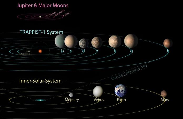 The trappist-1 system