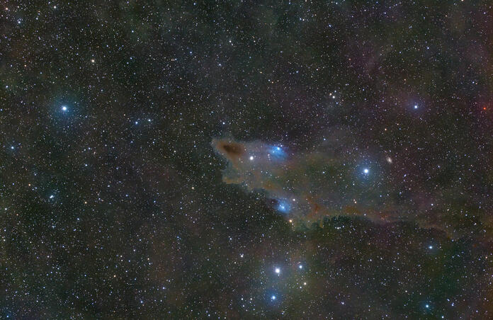 The Shark Nebula in Cepheus 