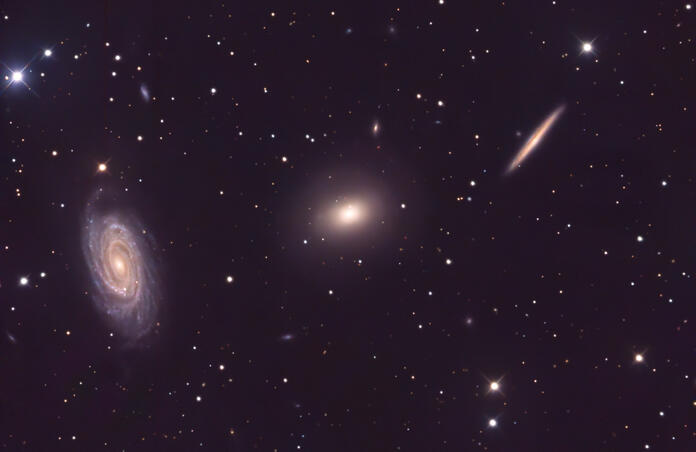 Discover the Fascinating Trio of NGC 5982, NGC 5985, and NGC 5981 in Draco