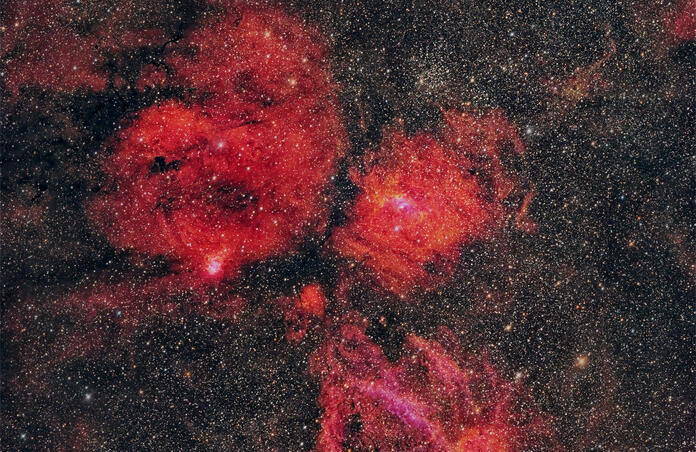 Bubble Nebula area