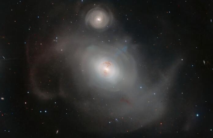NGC 1316 and its small neighbour NGC 1317