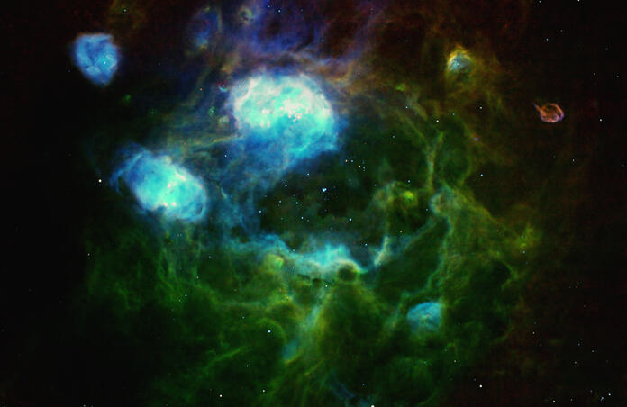 NGC1763 Bean Nebula in LMC