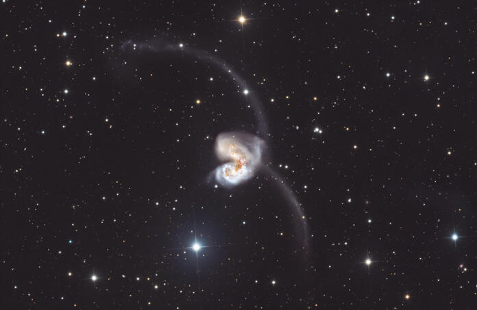 🌌 The Antennae Galaxies  – A Cosmic Collision 🌌