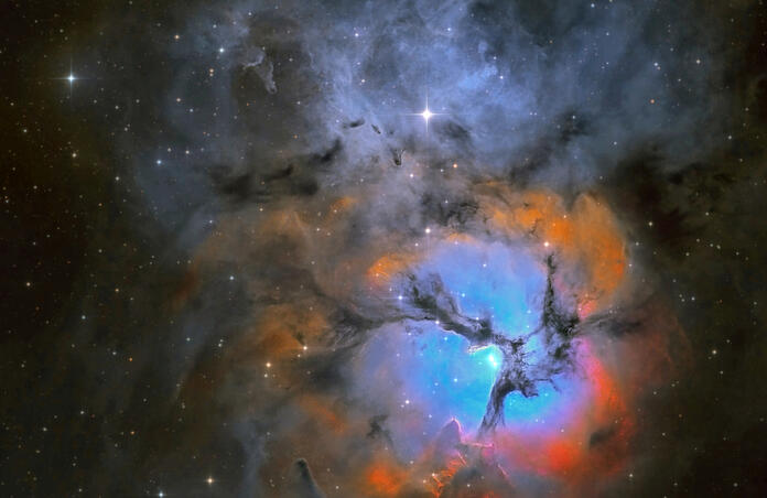 M20, Trifid nebula (SHO)