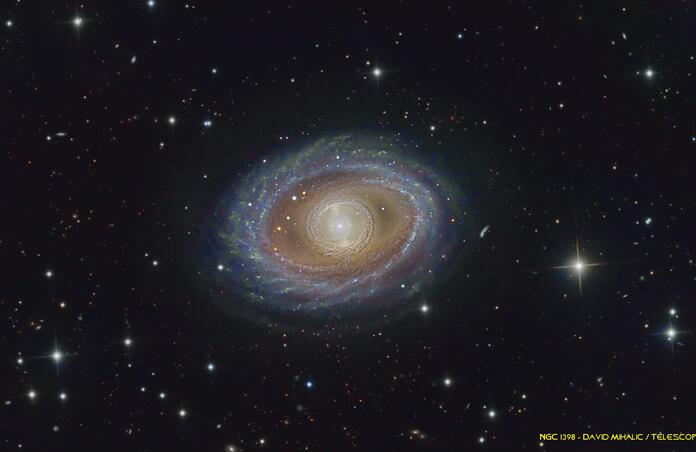 NGC 1398 - barred spiral galaxy in Fornax