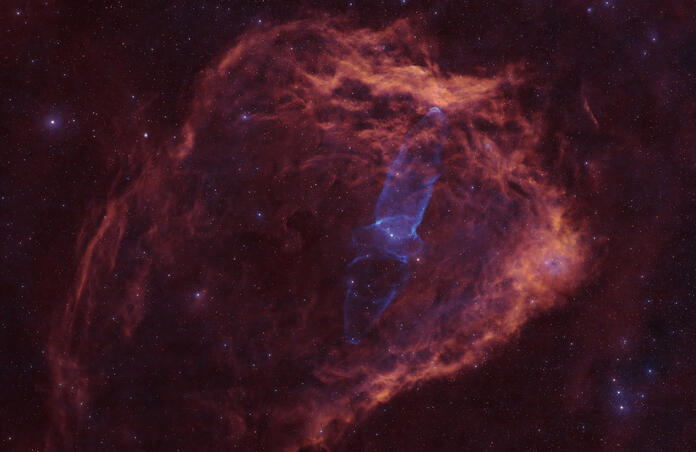 ✨ Flying Bat and Squid Nebula (Sh2-129 and Ou4) ✨