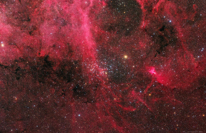 Wishing Well Culster (NGC 3532) - LRGB+Ha