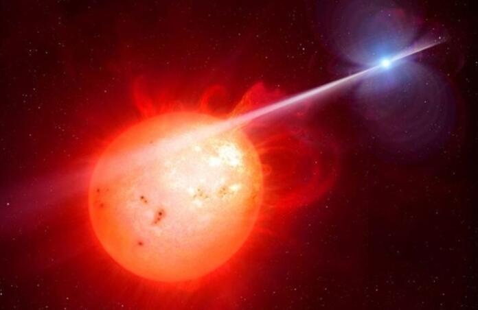 Binary System with White Dwarf