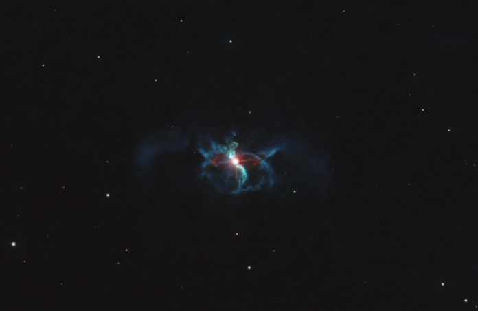 R Aquarii HOO + RGB stars