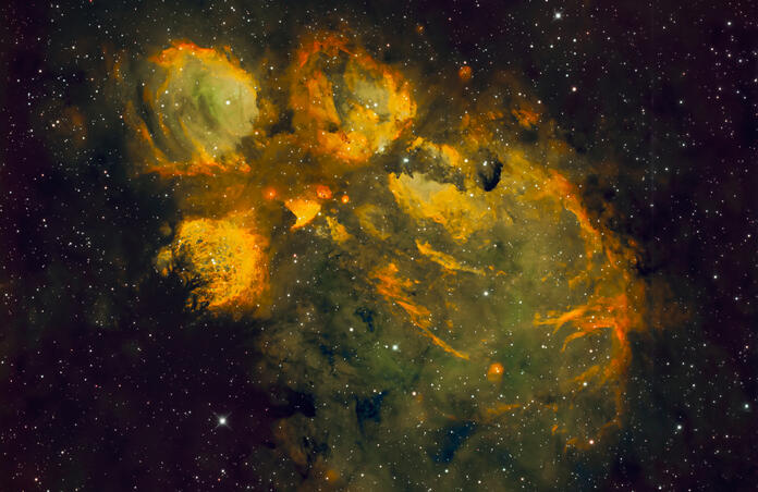 NGC6334 - Cat's paw nebula