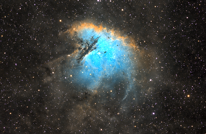 Pacman (NGC281); Close-up (SHO)