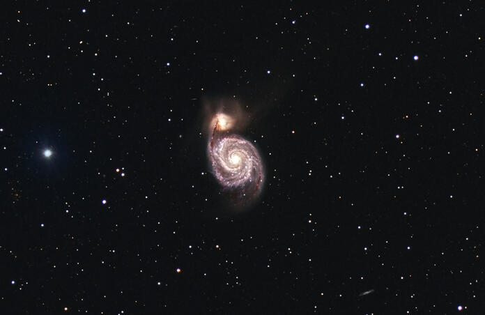 The Whirlpool galaxy