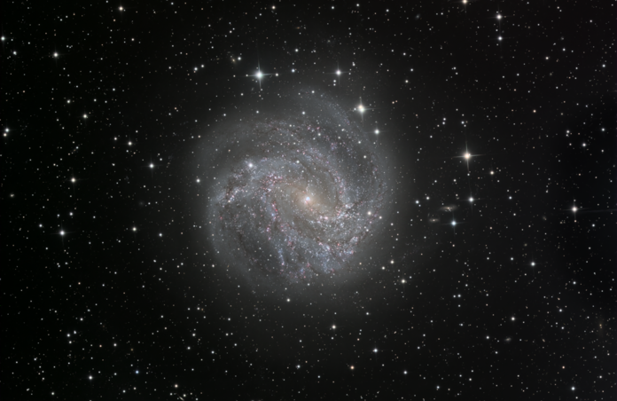 M83 processed to show its stars