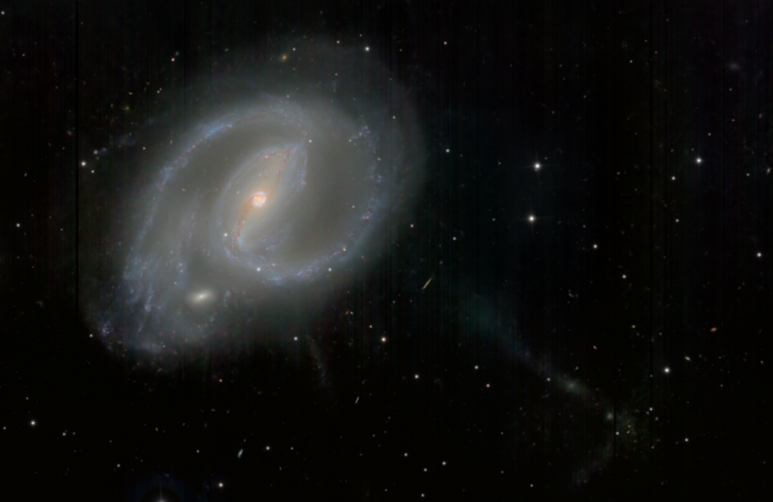 NGC1097 + Jets including the 'dog-leg'