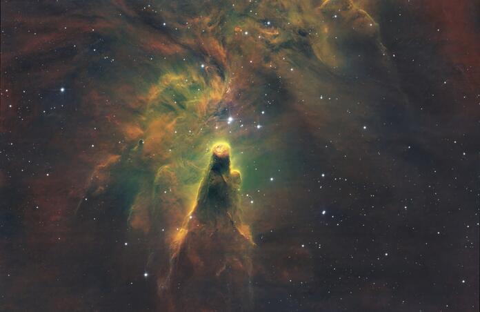 Cone Nebula (Hubble Palette)