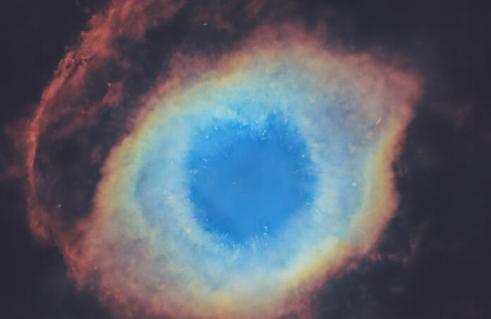 👁️✨ The Helix Nebula – The Eye of the Universe - Starless edition 🌌🔭