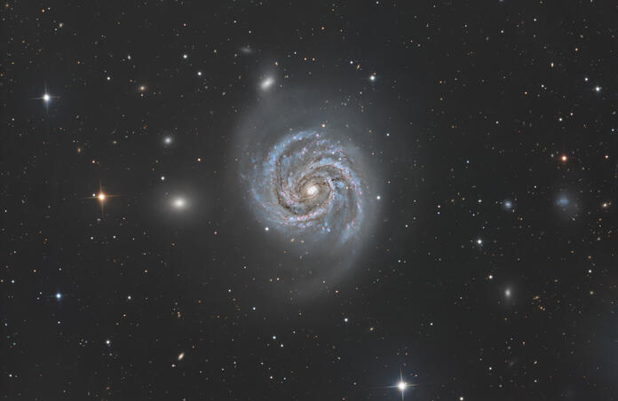 🌌 "The Grand Spiral of M100" 🌌