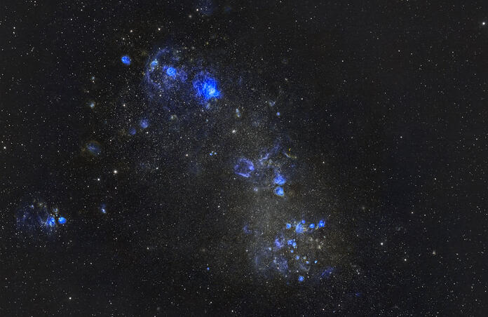 Small Magellanic Cloud in LRGB-SHO