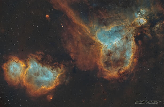 Heart and Soul Nebulae