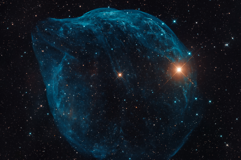 The blue Dolphin Nebula