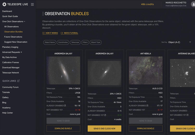 Observation Bundles