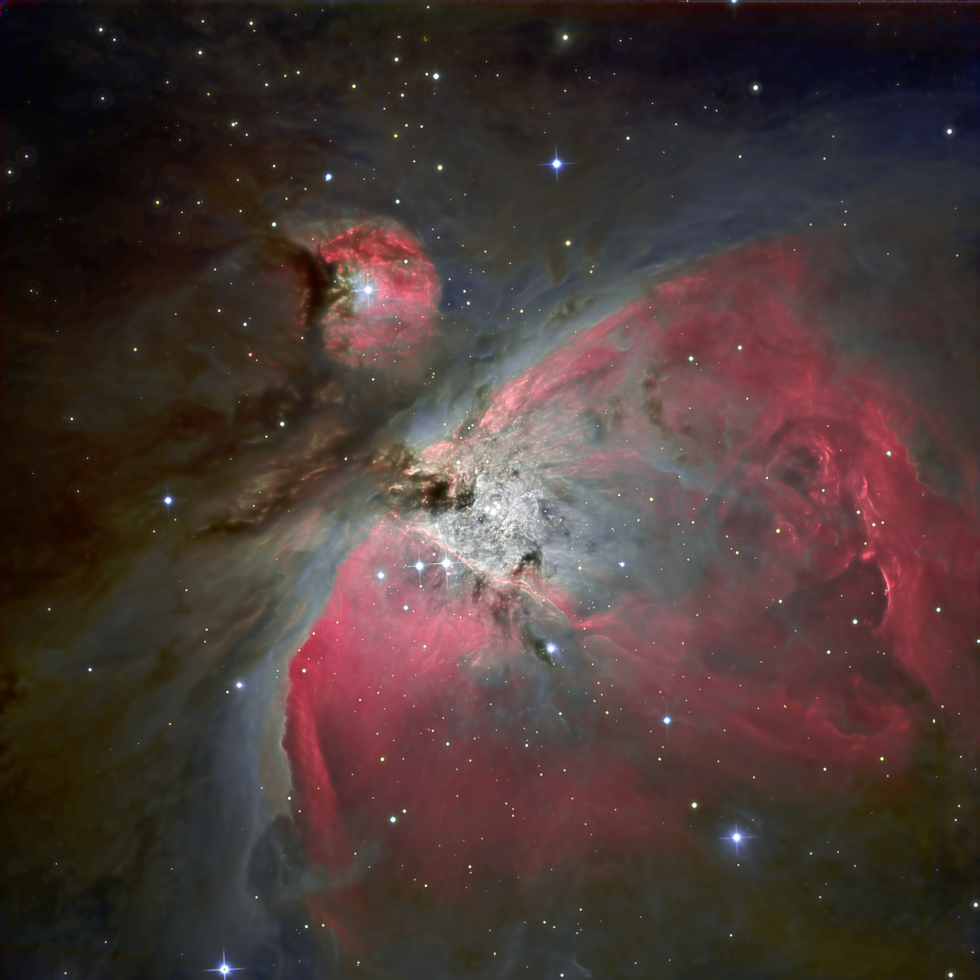 Orion nebula in LRGB