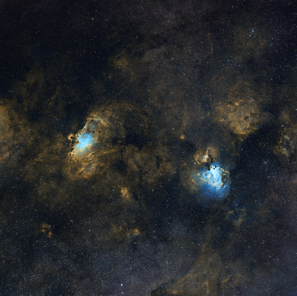 M16 and M17 region