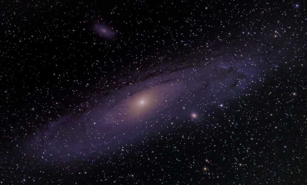 Andromeda Galaxy - Pentax K1ii and DA*300mm lens on Astrotrac Tracker