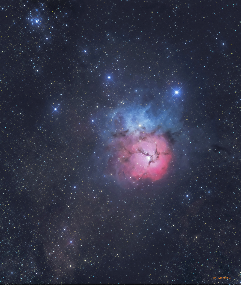 NGC 6514, M20, Trifid Nebula