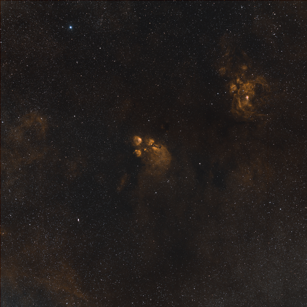 Widefield Cat's Paw Nebula