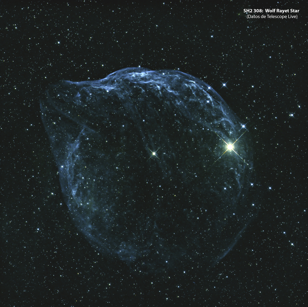 SH2-308 Wolf Rayet Star