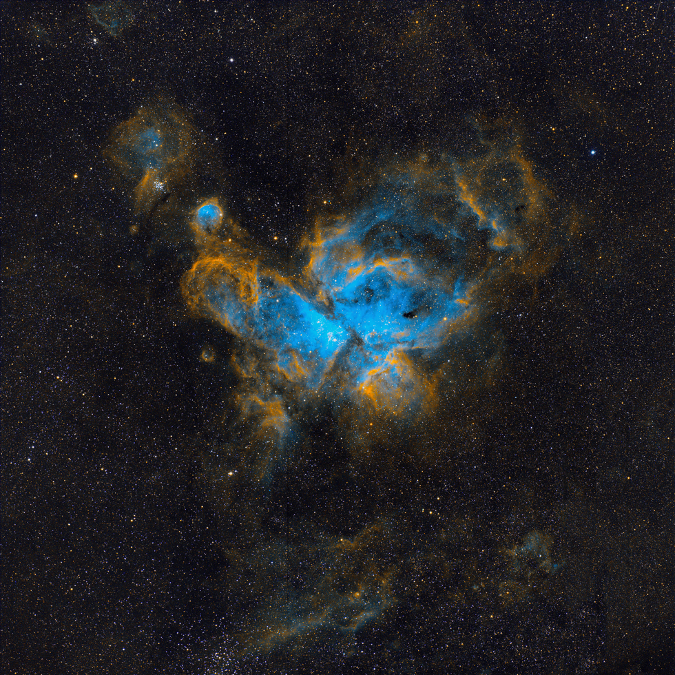 Eta Carina Nebula and Trumpler 14