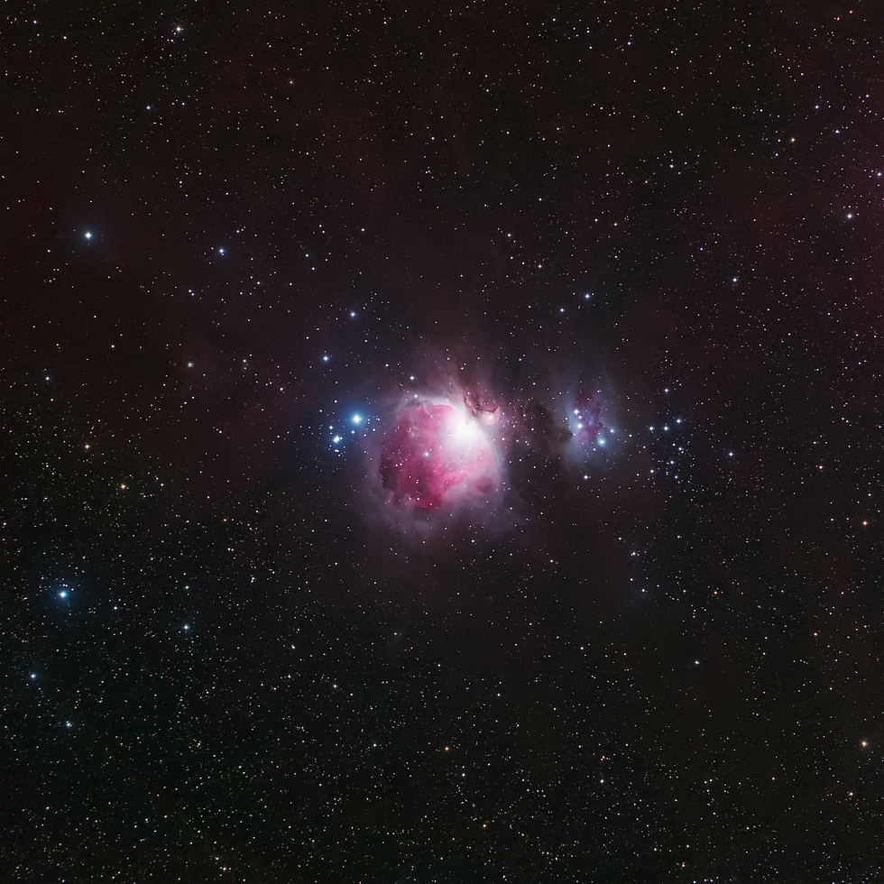 Orion Nebula in RGB (my first astro edit)