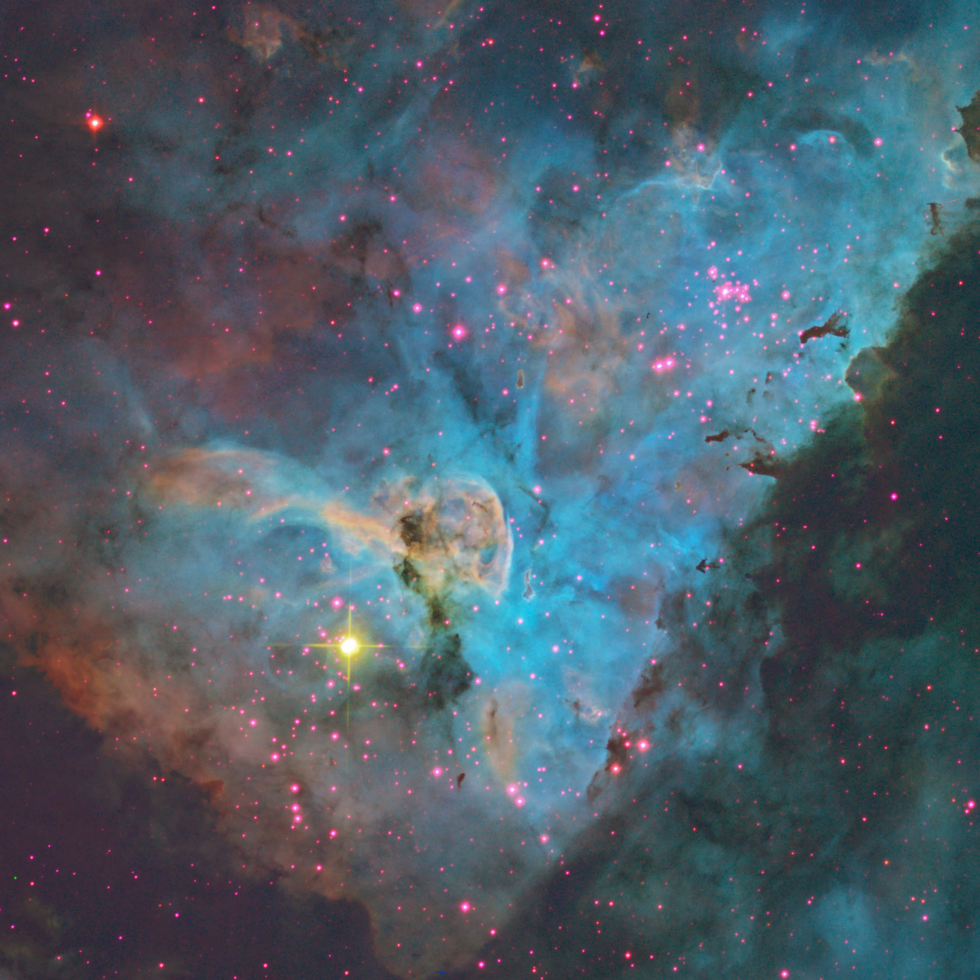 Eta Carina and the Keyhole Nebula