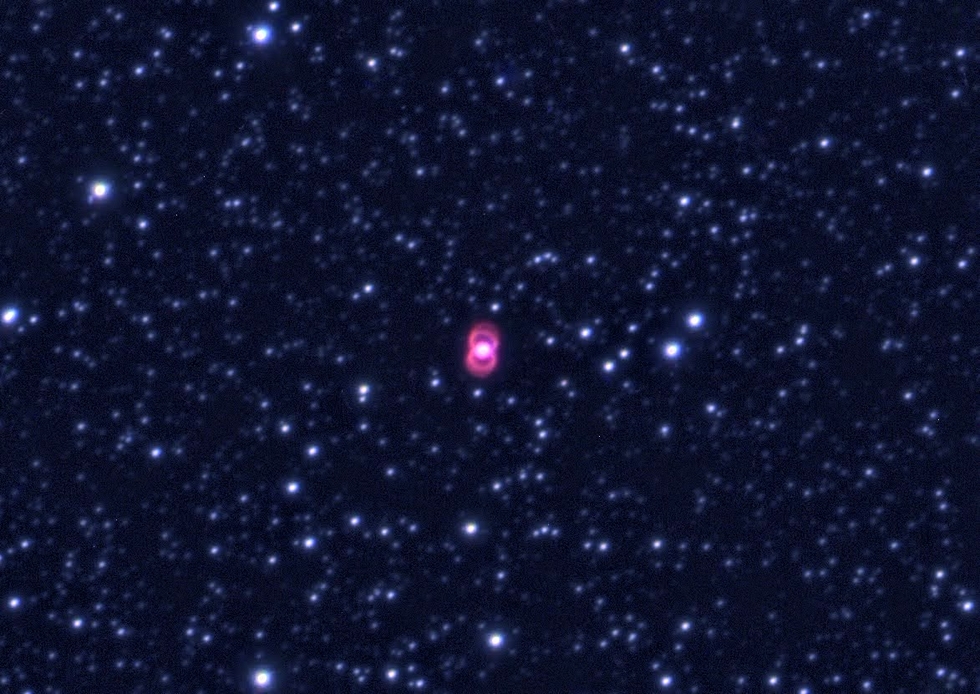 Engraved Houglass Nebula MyCn18