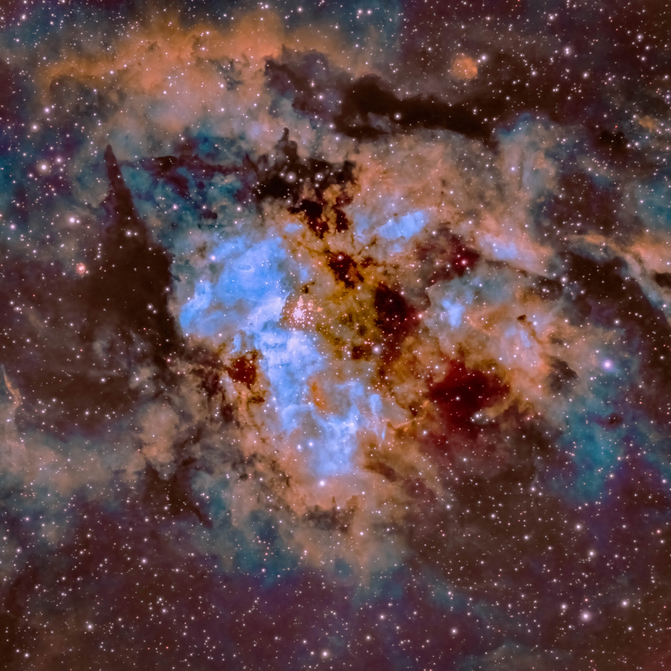 NGC 3603 - SHO _ Pro Data Set