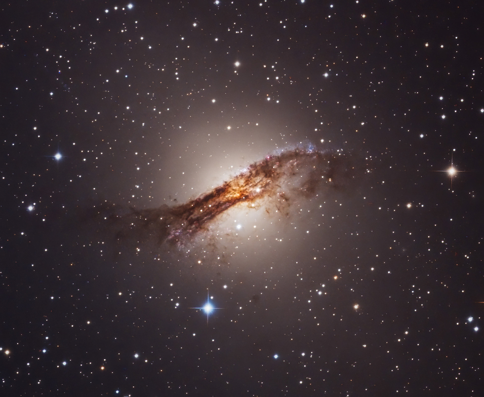 Centaurus A from One-Click Observation