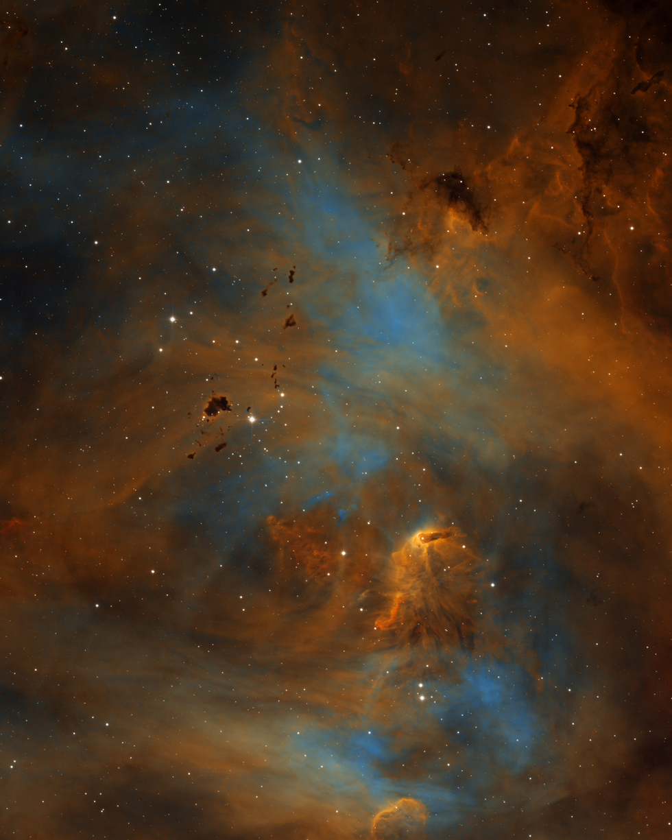 IC 2944 - The Running Chicken Nebula | Telescope Live