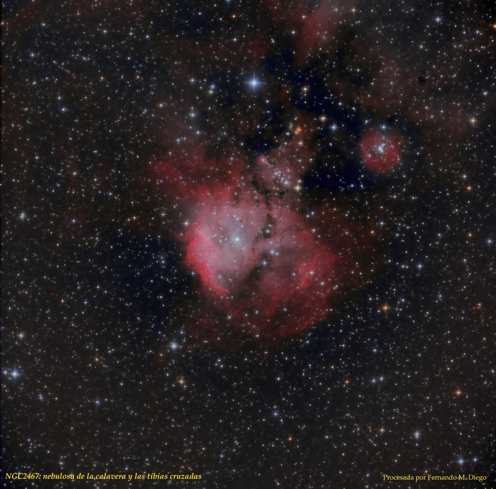 NGC2467: Skulls and Bones Nebula