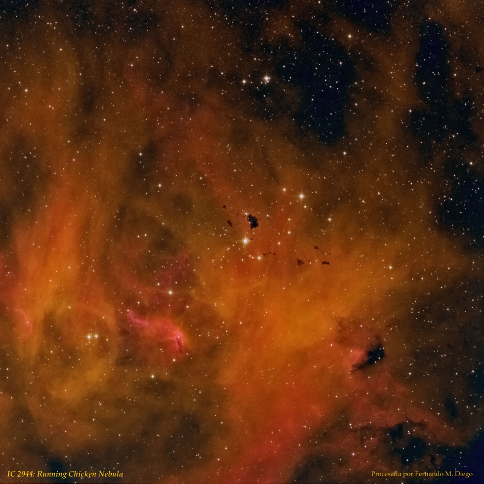 IC 2944 - Running Chicken Nebula