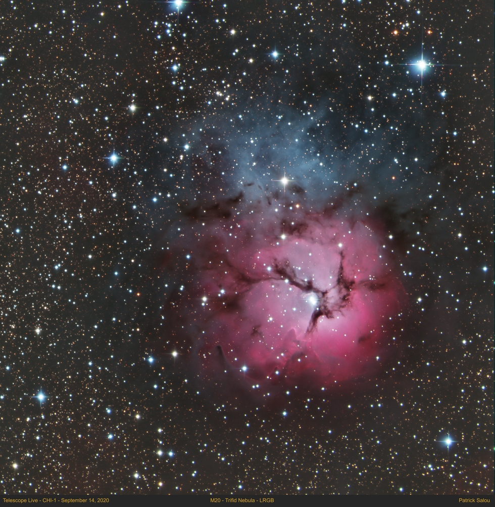 trifid nebula m 20 rbg professional