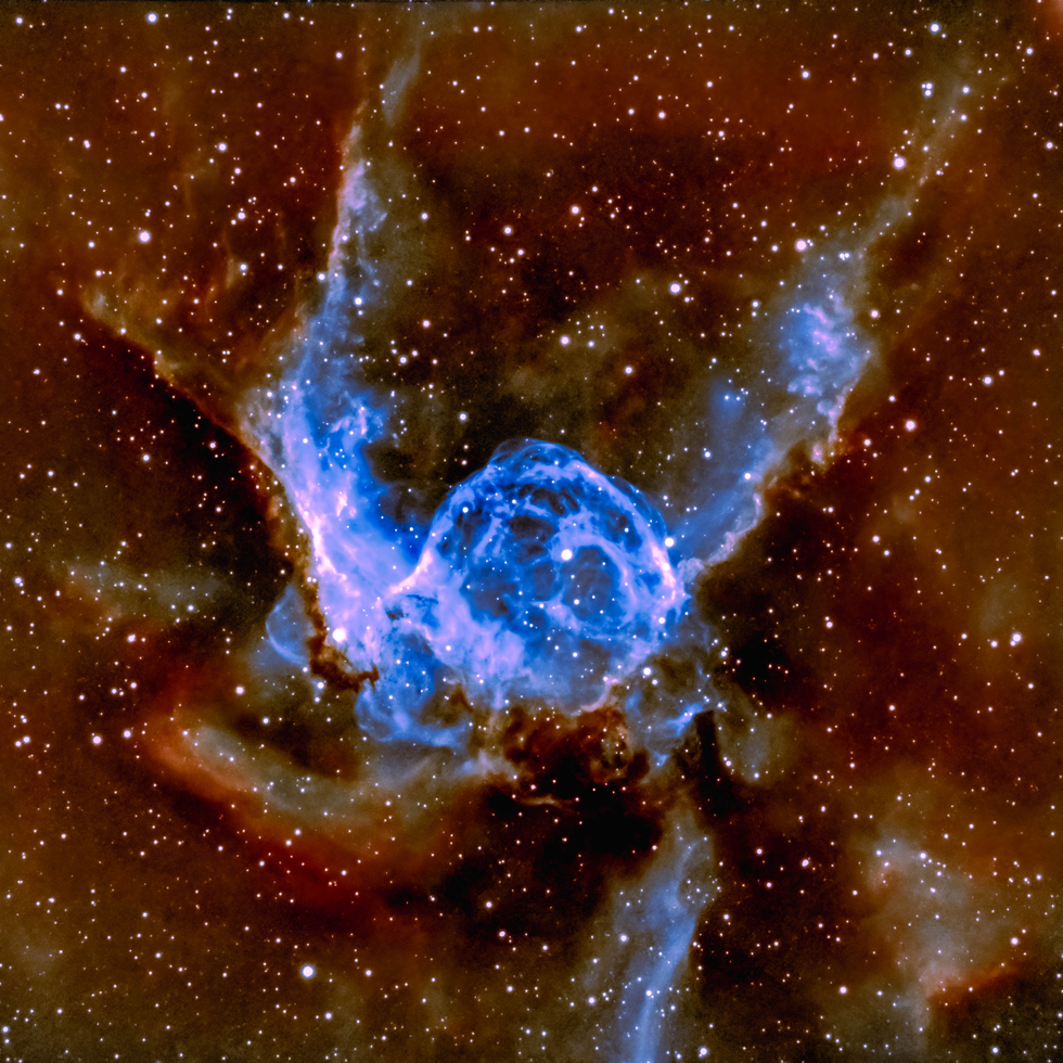 Thor's Helmet - NGC2359 - SHO - Pro Dataset