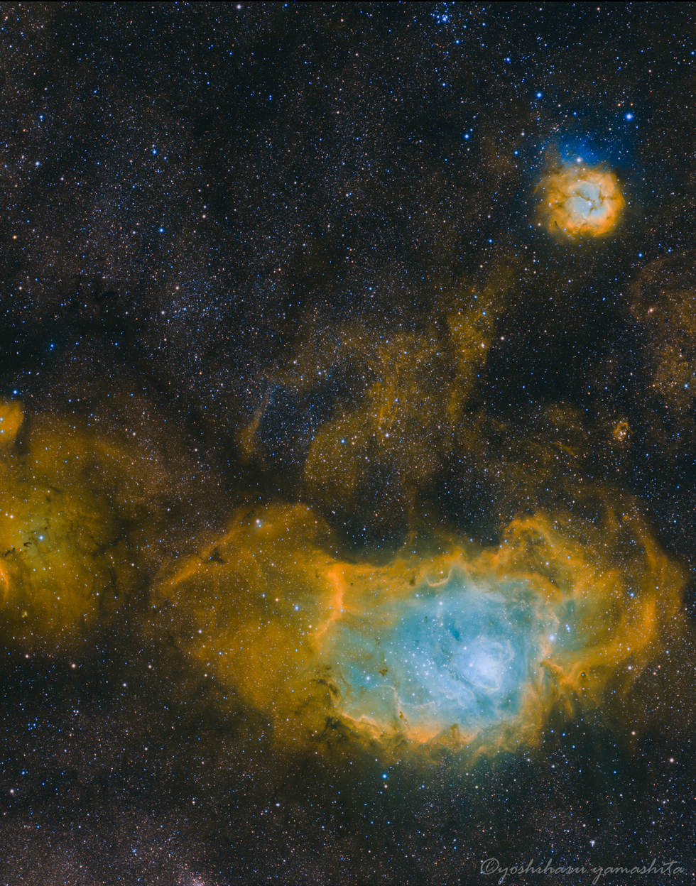 The Lagoon Nebula & Trifid Nebula