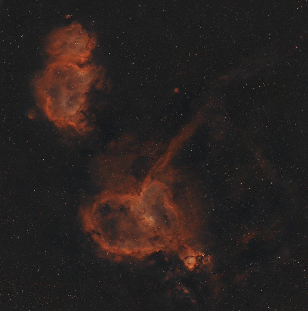 NGC 1027- Heart and Soul Nebula.