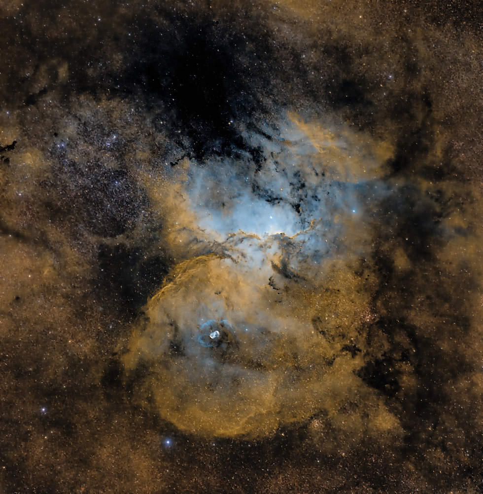 Widefield SHO-image NGC 6188