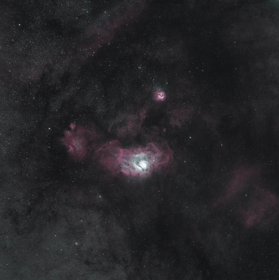 M8 Ngc 6523 Telescope Live
