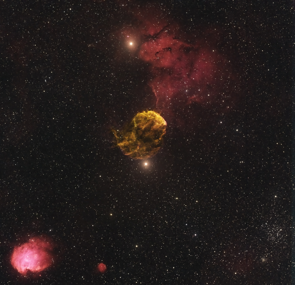 IC 443 Jellyfish Nebula region