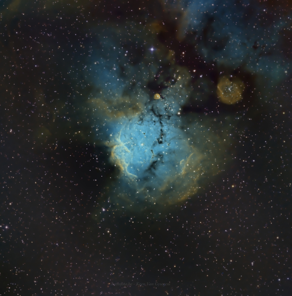 NGC2467  "Skull and Crossbones Nebula" SHO